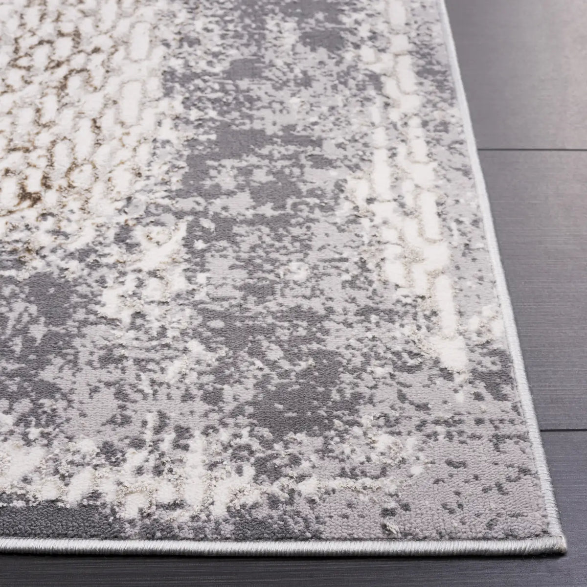 Safavieh Alenia 100 4'-0" x 6'-0" Rug in Ivory / Grey