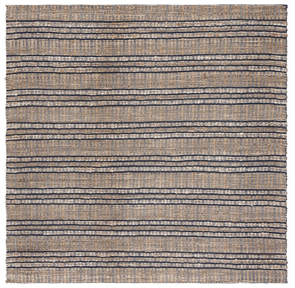 Safavieh Natural Fiber 6'-6" x 6'-6" Rug in Navy / Natural