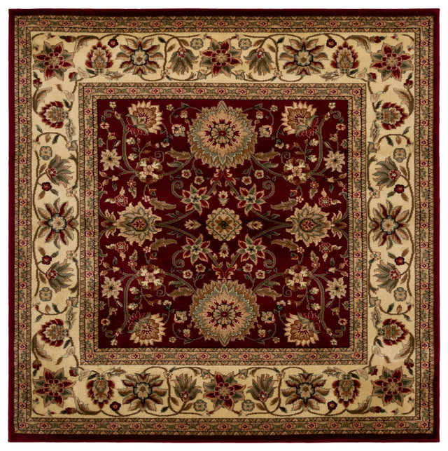 Safavieh Lyndhurst 5'-3" x 5'-3" Rug in Red / Ivory