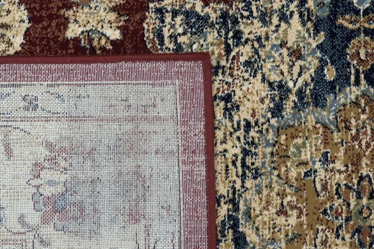 Dynamic Rugs Ancient Garden 57559 Red/Ivory Rugs - Corner