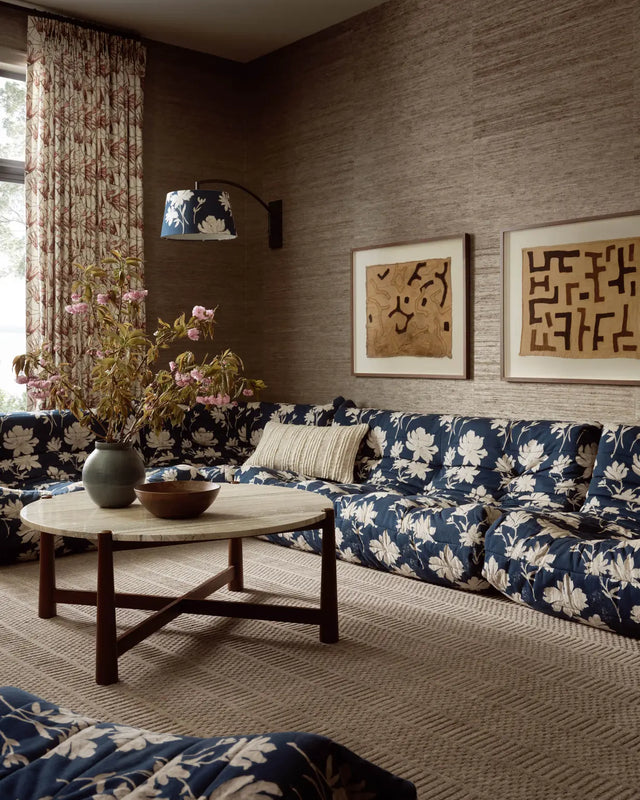 Loloi Hadley HD-03 Stone Rugs - room scene 1