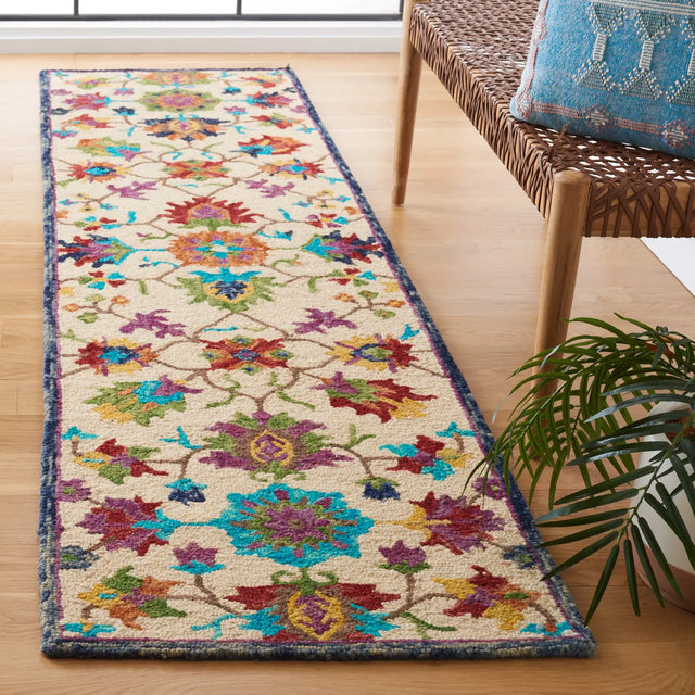 Safavieh Aspen 2'-3" x 9'-0" Rug in Ivory / Blue