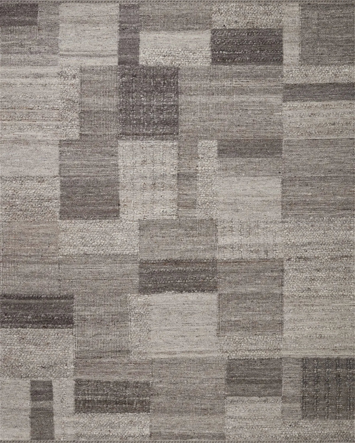 Loloi Manfred Man-01 Charcoal/Dove Rug - main flat