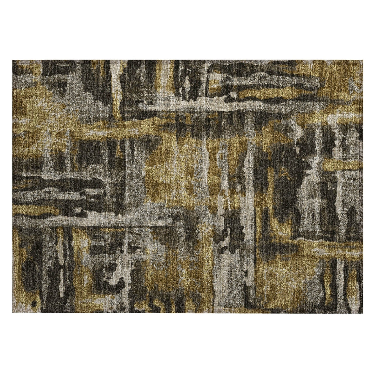 Addison Chantille ACN2015 Abstract Machine Made Transitional Coffee Rug
