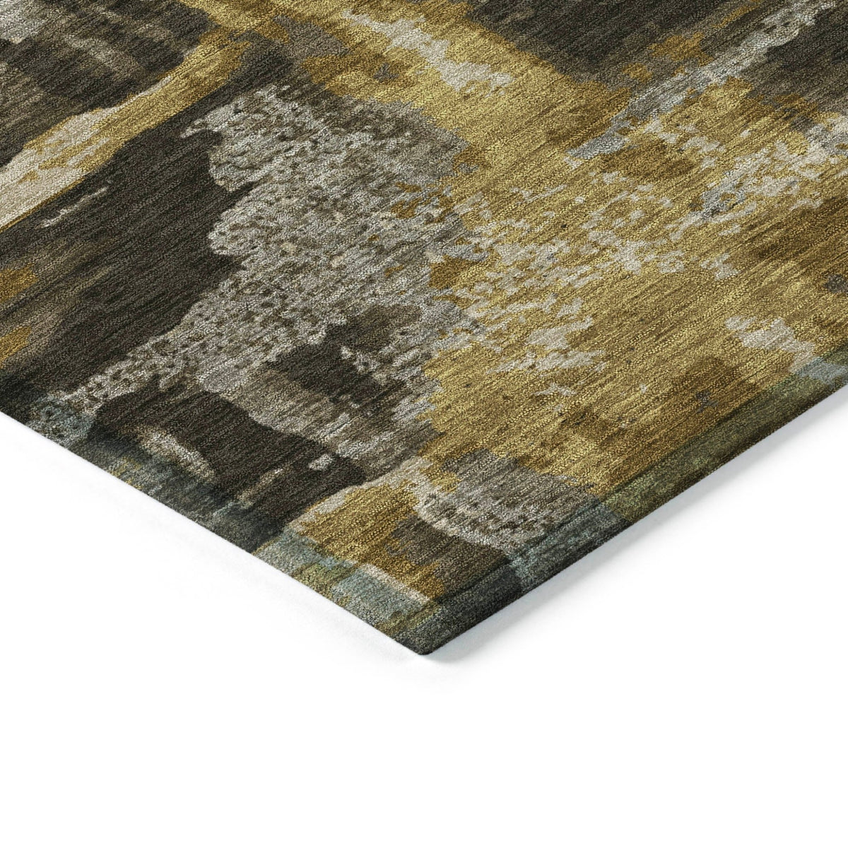 Addison Chantille ACN2015 Abstract Machine Made Transitional Coffee Rug