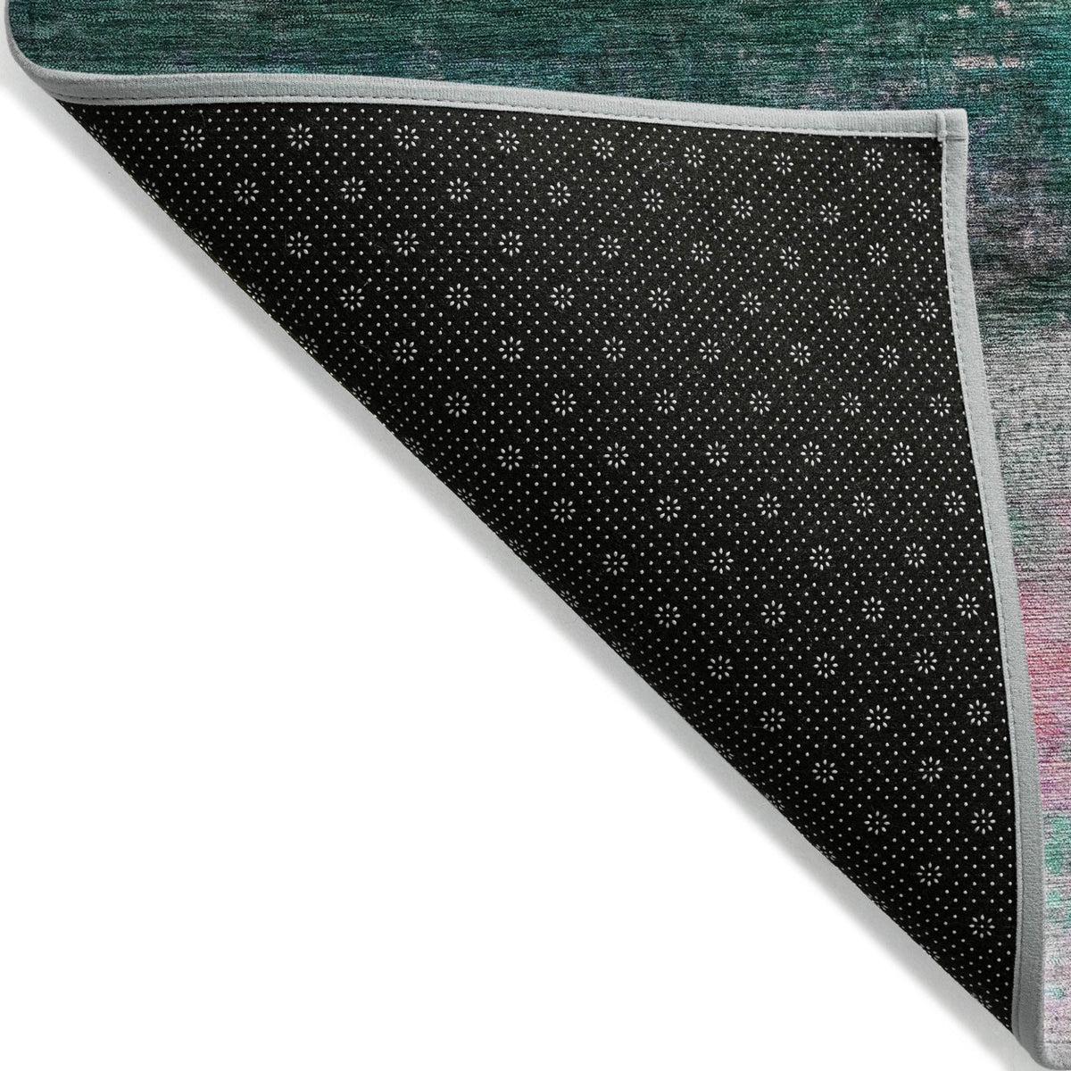 Addison Chantille ACN2016 Abstract Machine Made Transitional Green Rug