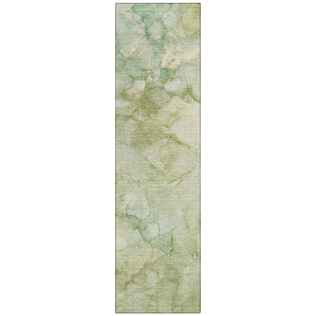 Addison Chantille ACN2018 Abstract Machine Made Transitional Aloe Rug