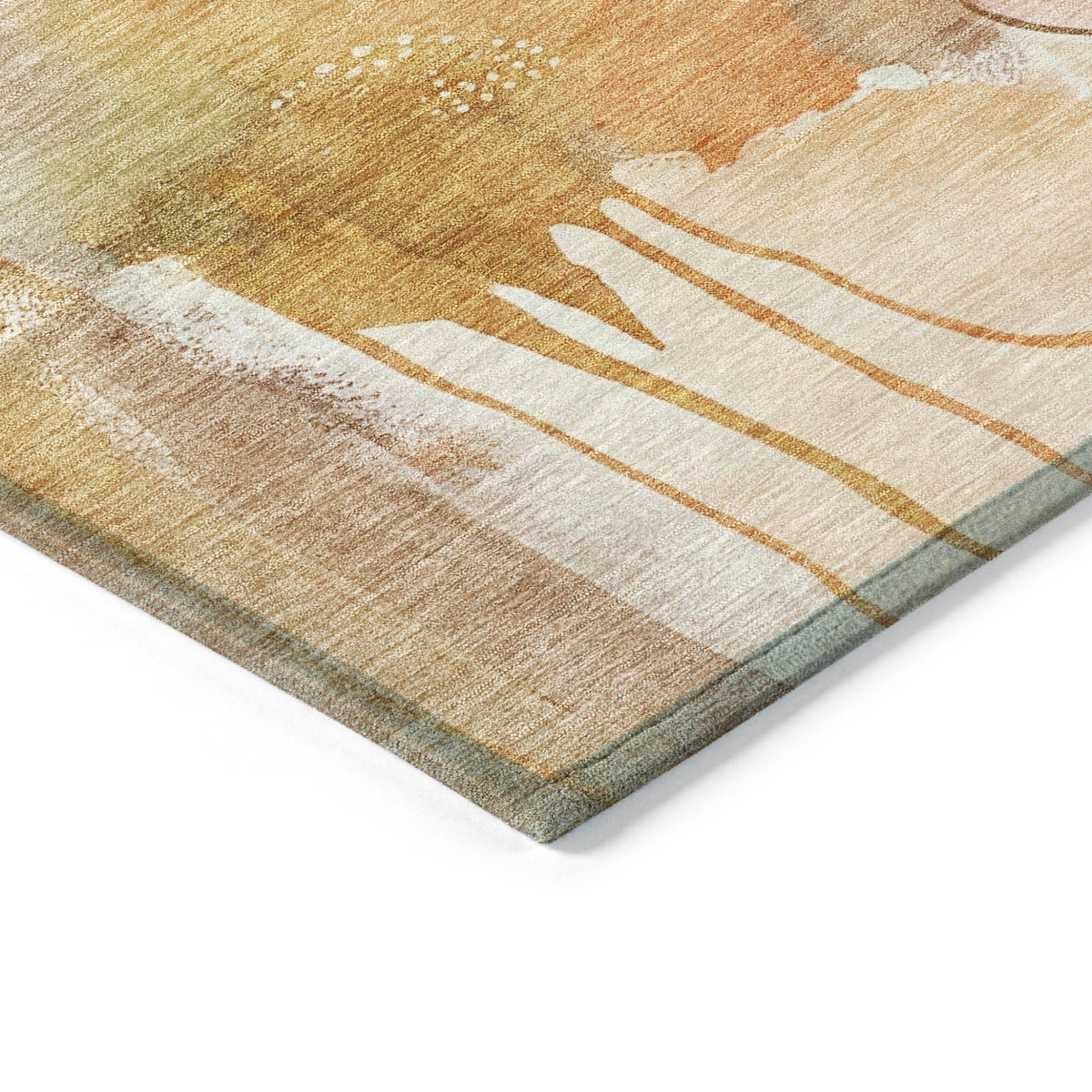 Addison Chantille ACN2019 Abstract Machine Made Transitional Mauve Rug
