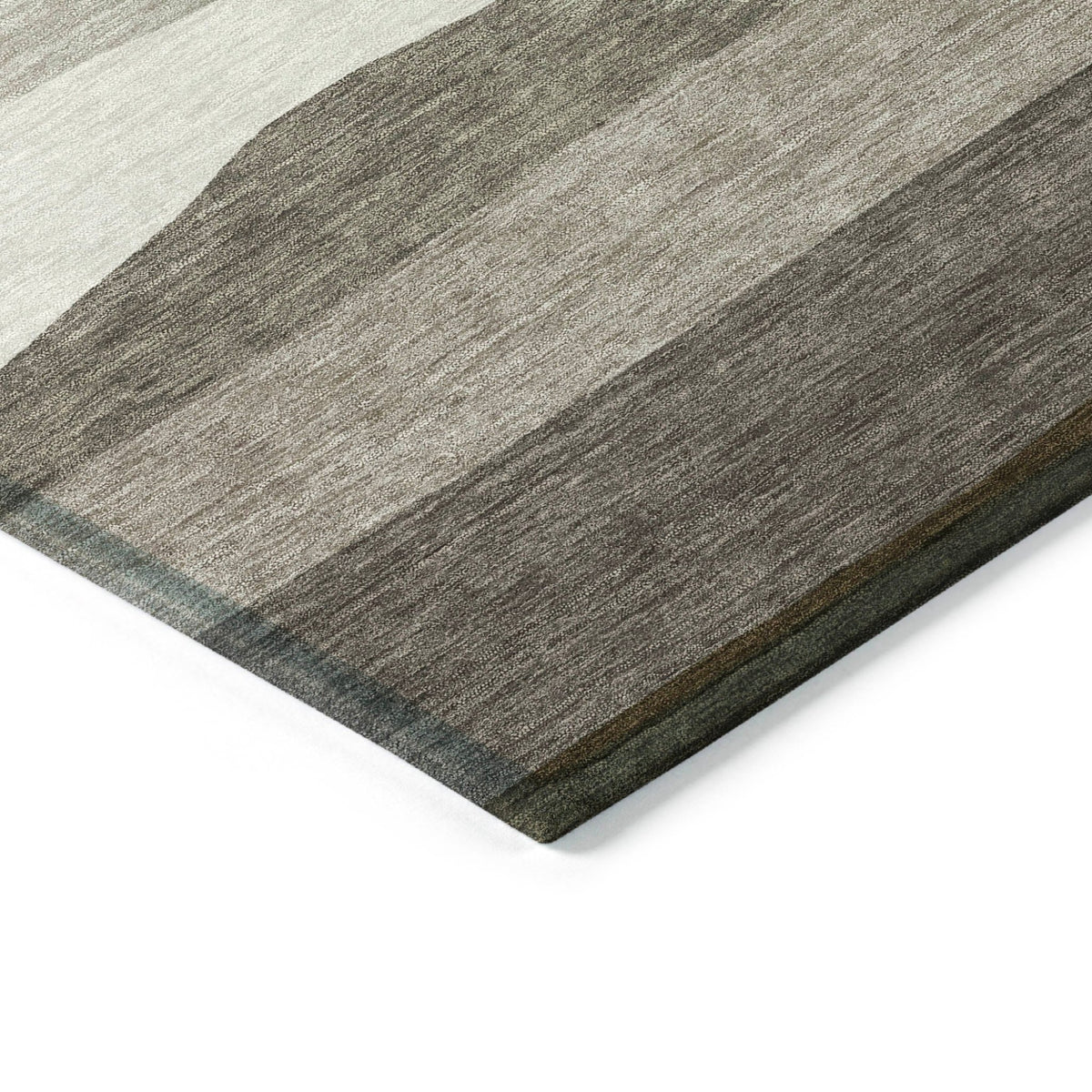 Addison Chantille ACN2023 Stripes Machine Made Transitional Pewter Rug