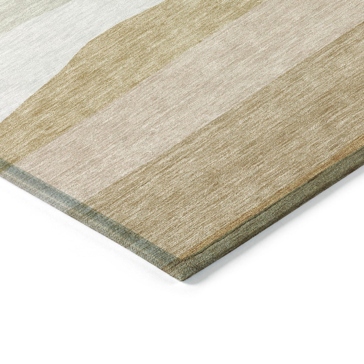 Addison Chantille ACN2023 Stripes Machine Made Transitional Wheat Rug