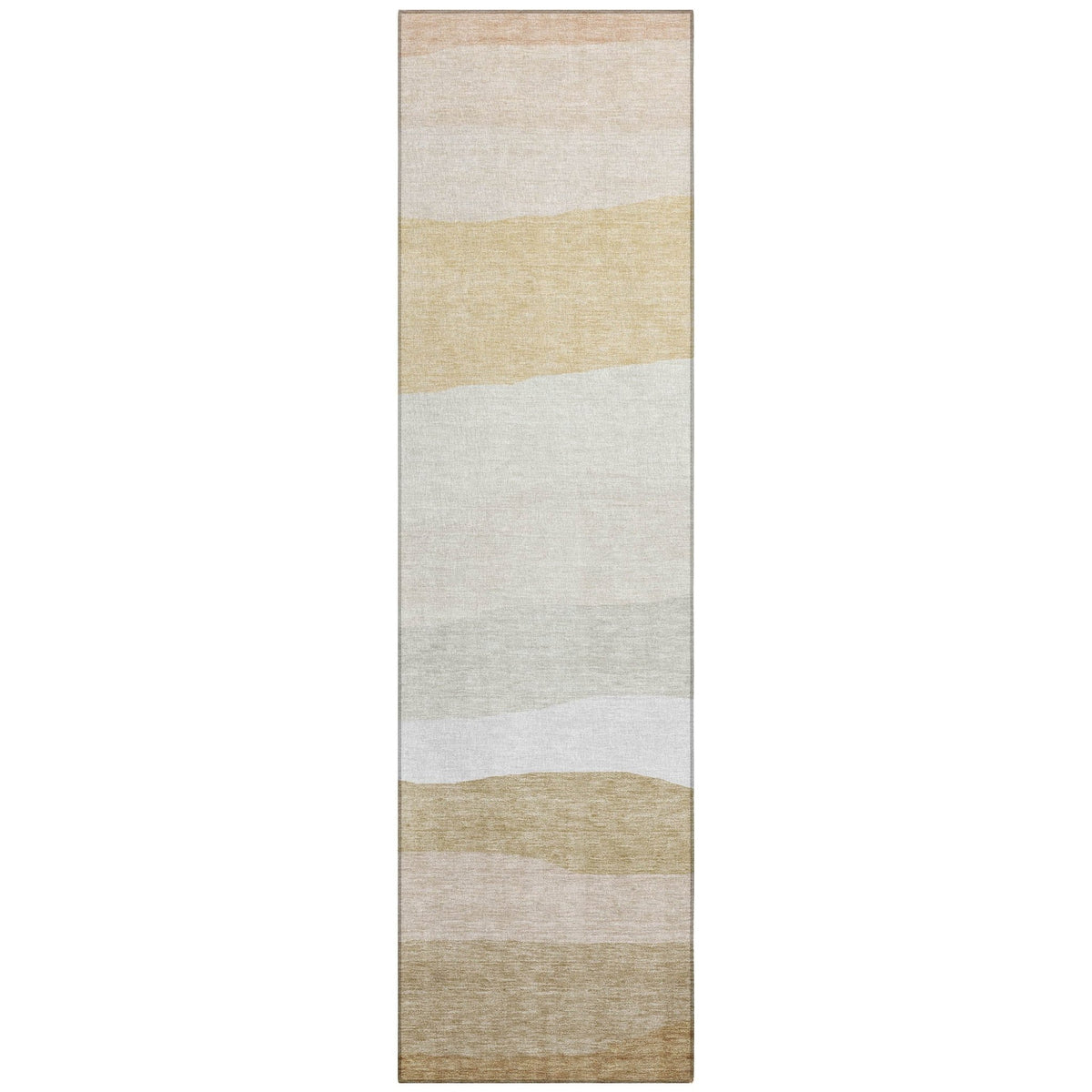 Addison Chantille ACN2023 Stripes Machine Made Transitional Wheat Rug