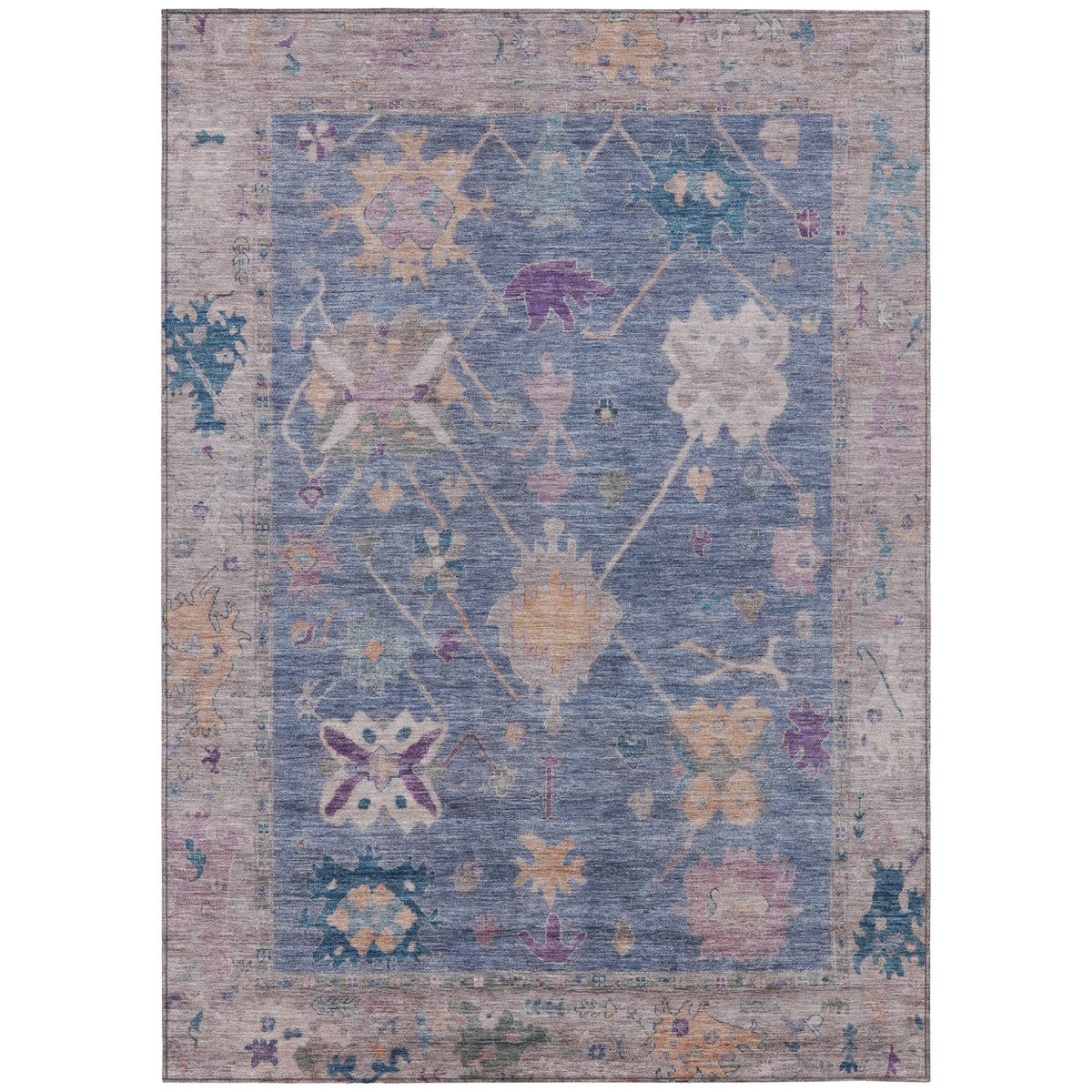 Addison Chantille ACN2025 Global Machine Made Traditional Blue Rug