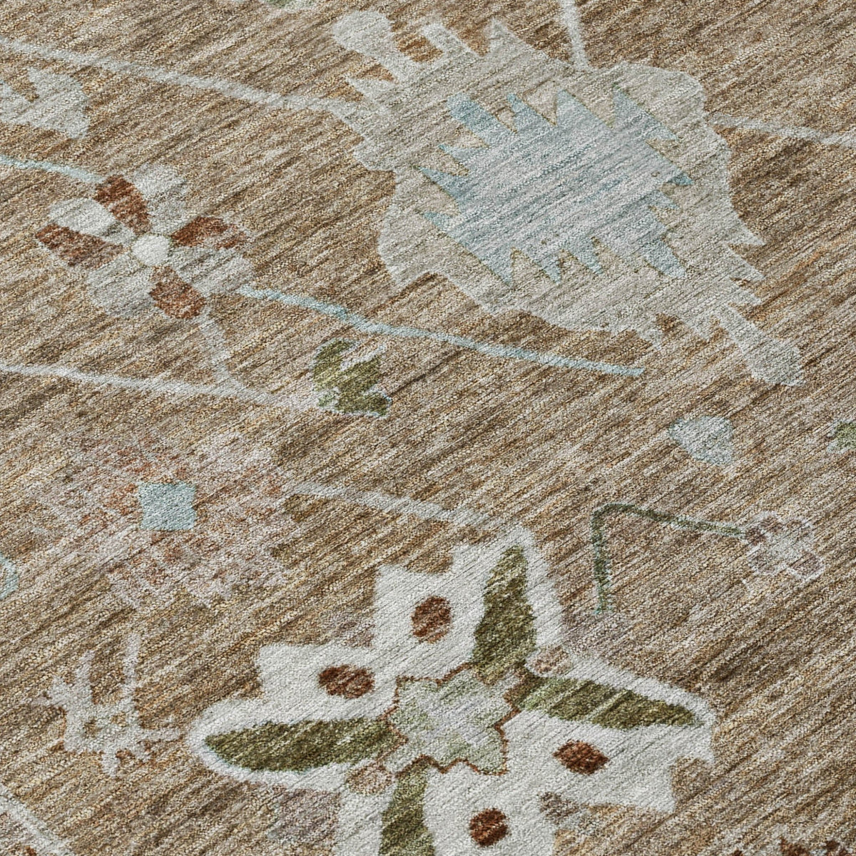 Addison Chantille ACN2025 Global Machine Made Traditional Brown Rug