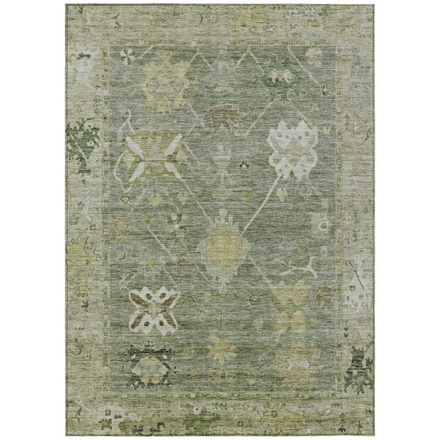 Addison Chantille ACN2025 Global Machine Made Traditional Sage Rug