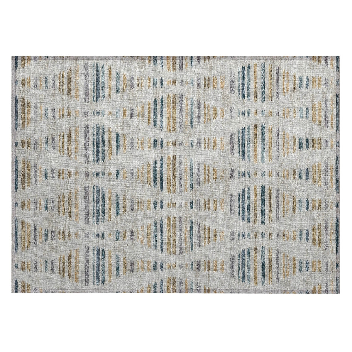Addison Chantille ACN2027 Stripes Machine Made Transitional Linen Rug