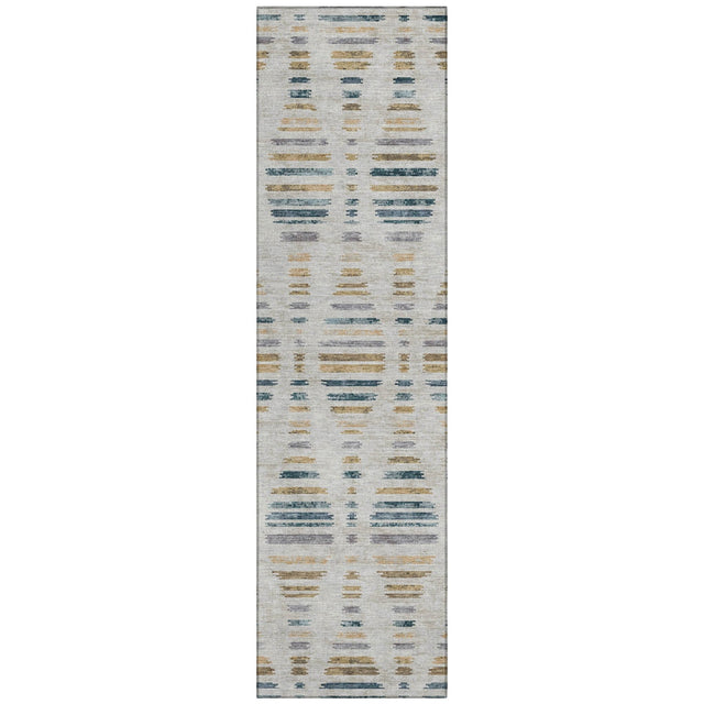 Addison Chantille ACN2027 Stripes Machine Made Transitional Linen Rug