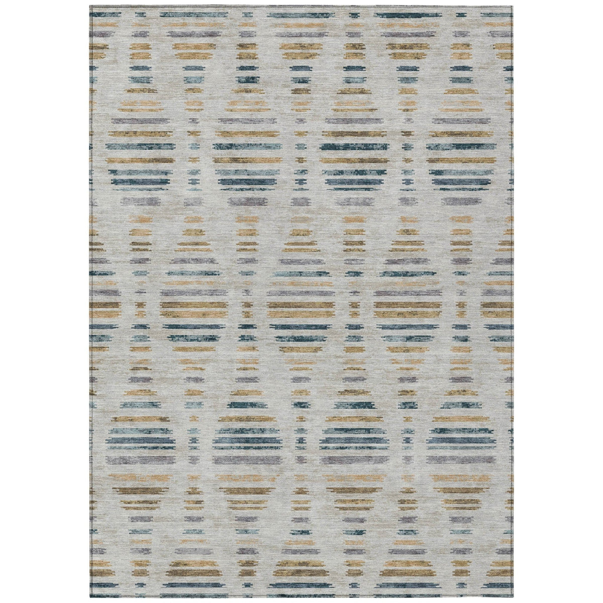 Addison Chantille ACN2027 Stripes Machine Made Transitional Linen Rug