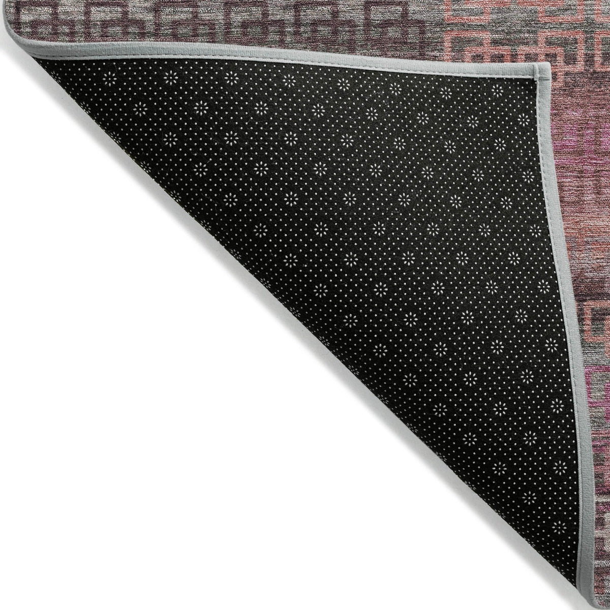Addison Chantille ACN2029 Stripes Machine Made Transitional Pink Rug