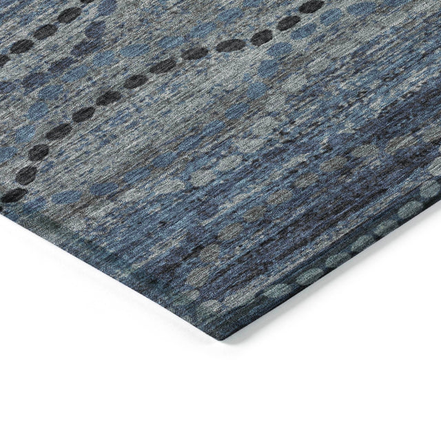Addison Chantille ACN2031 Gradient Machine Made Transitional Navy Rug