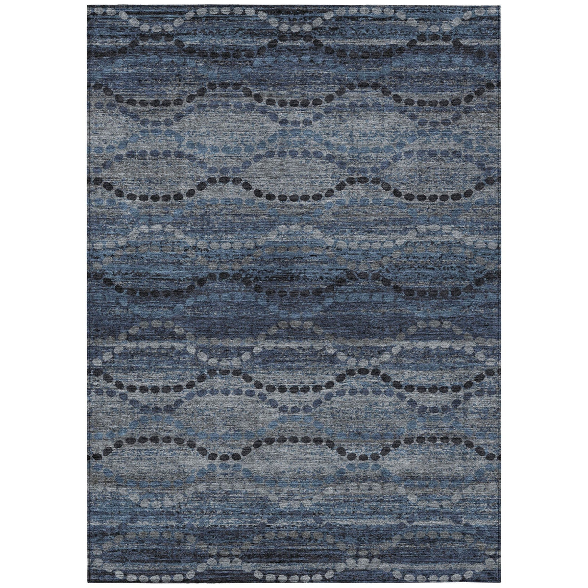 Addison Chantille ACN2031 Gradient Machine Made Transitional Navy Rug