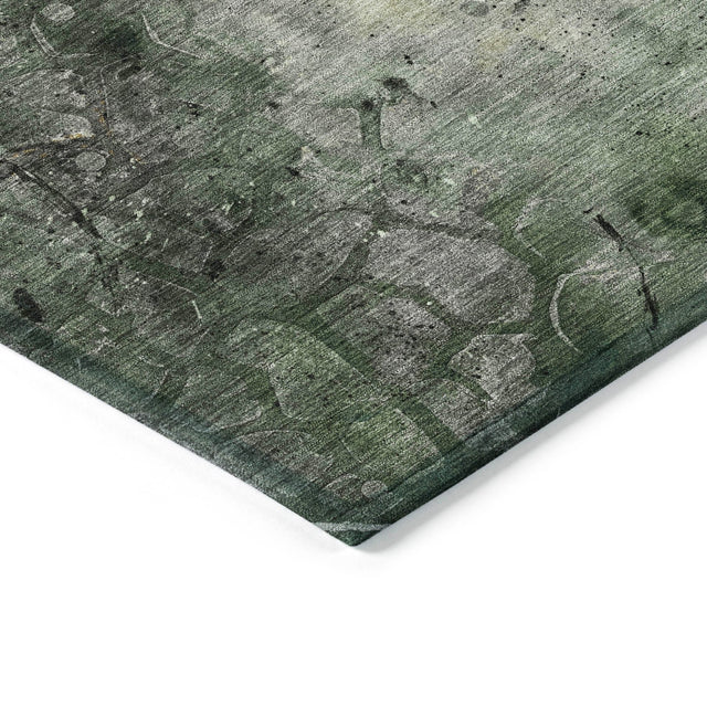Addison Chantille ACN2032 Abstract Machine Made Transitional Pewter Rug