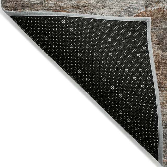 Addison Chantille ACN2039 Abstract Machine Made Transitional Brown Rug