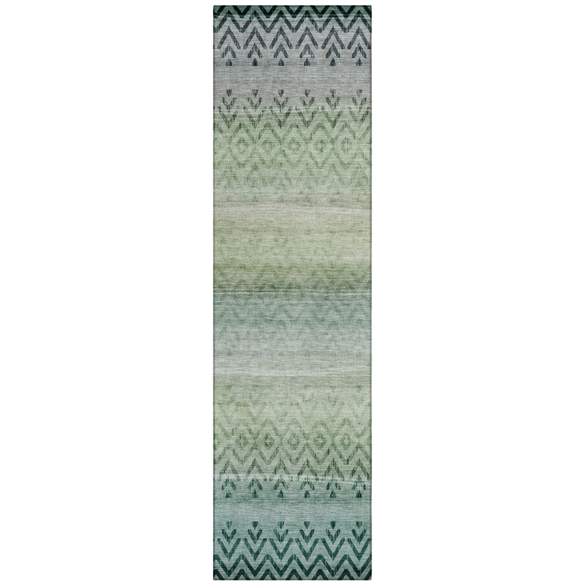 Addison Chantille ACN2042 Geometric Machine Made Transitional Teal Rug