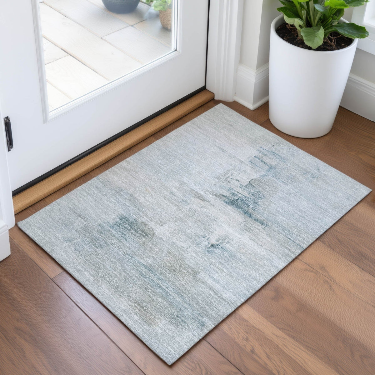 Addison Chantille ACN2044 Abstract Machine Made Transitional Sky Rug