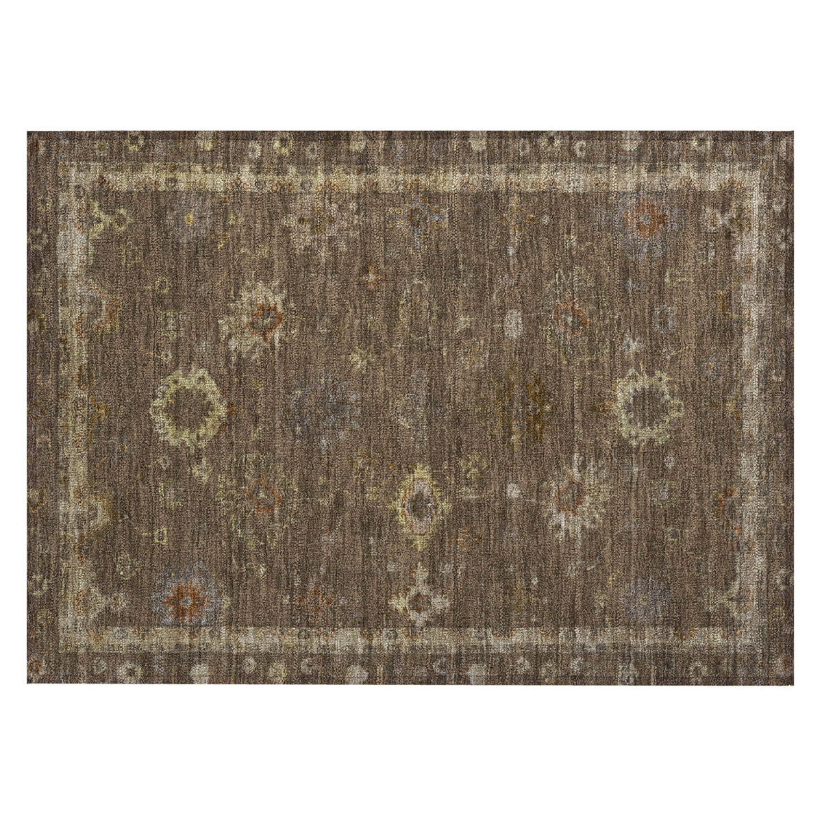 Addison Chantille ACN2045 Global Machine Made Traditional Chocolate Rug