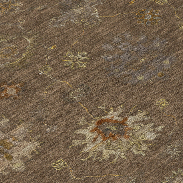 Addison Chantille ACN2045 Global Machine Made Traditional Chocolate Rug