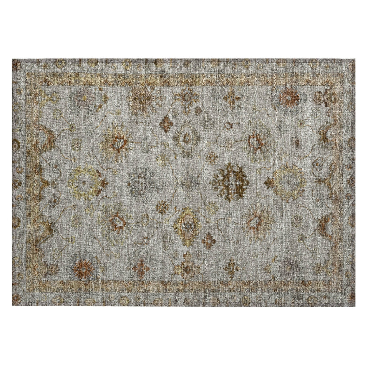 Addison Chantille ACN2045 Global Machine Made Traditional Taupe Rug