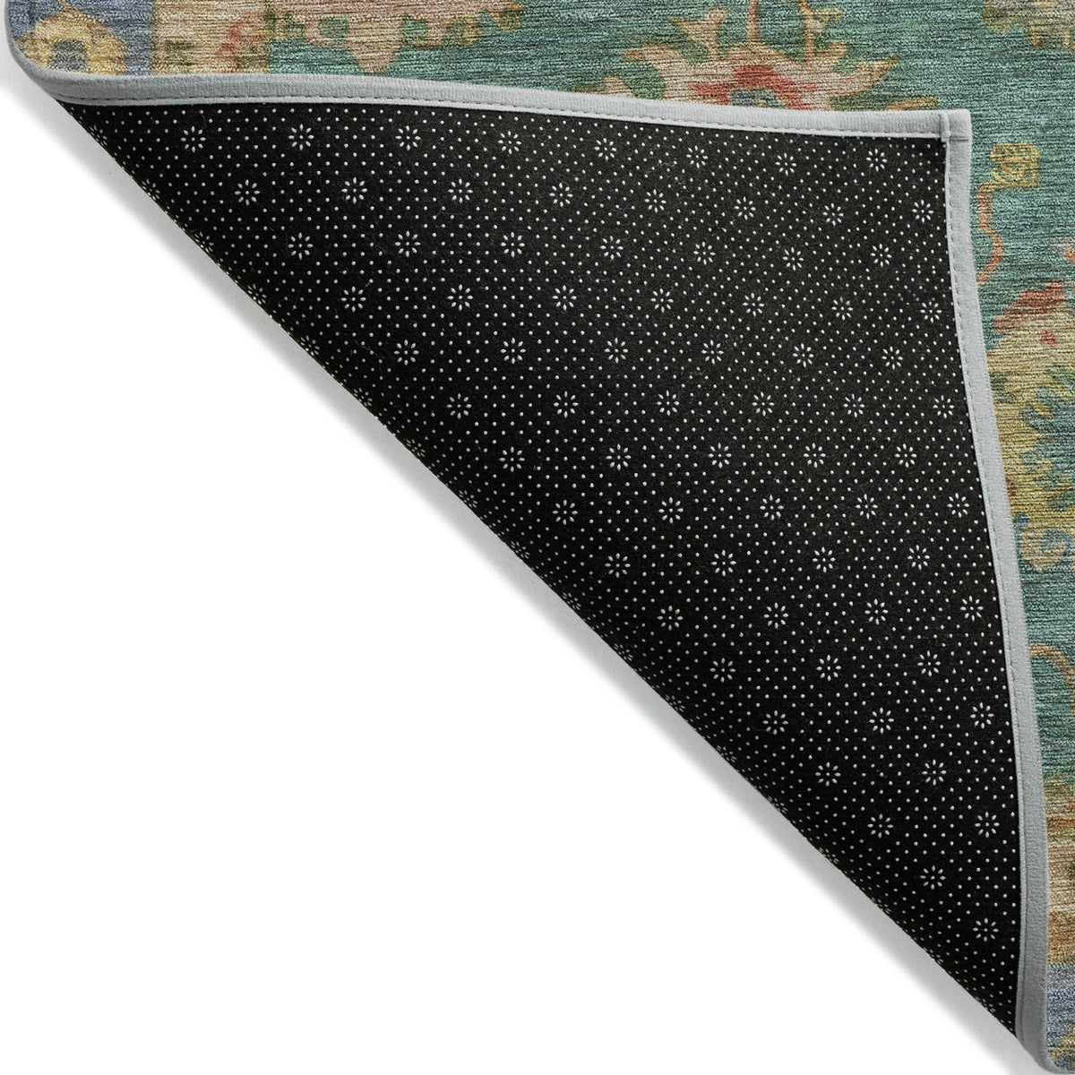 Addison Chantille ACN2045 Global Machine Made Traditional Teal Rug