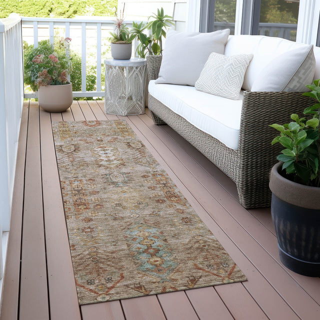 Addison Chantille ACN2047 Global Machine Made Traditional Beige Rug