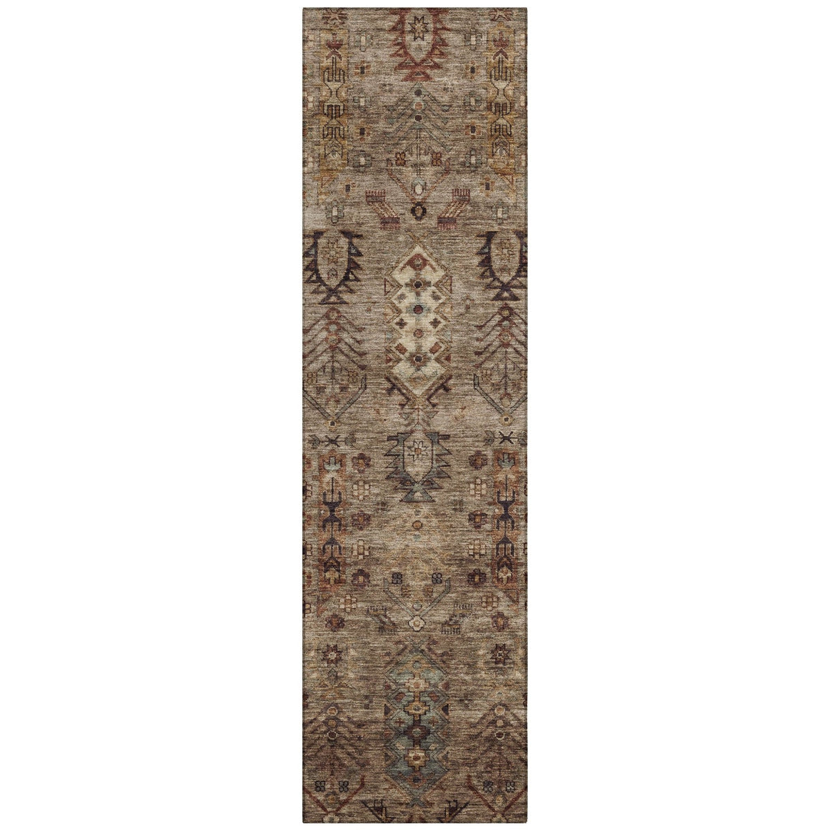 Addison Chantille ACN2047 Global Machine Made Traditional Brown Rug