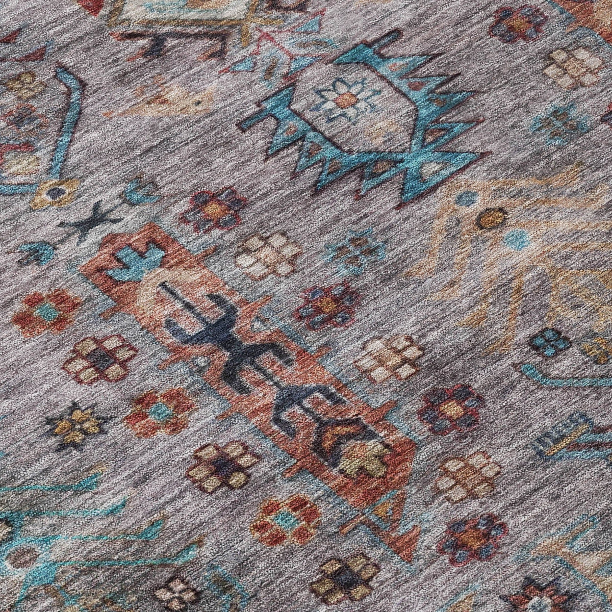 Addison Chantille ACN2047 Global Machine Made Traditional Gray Rug