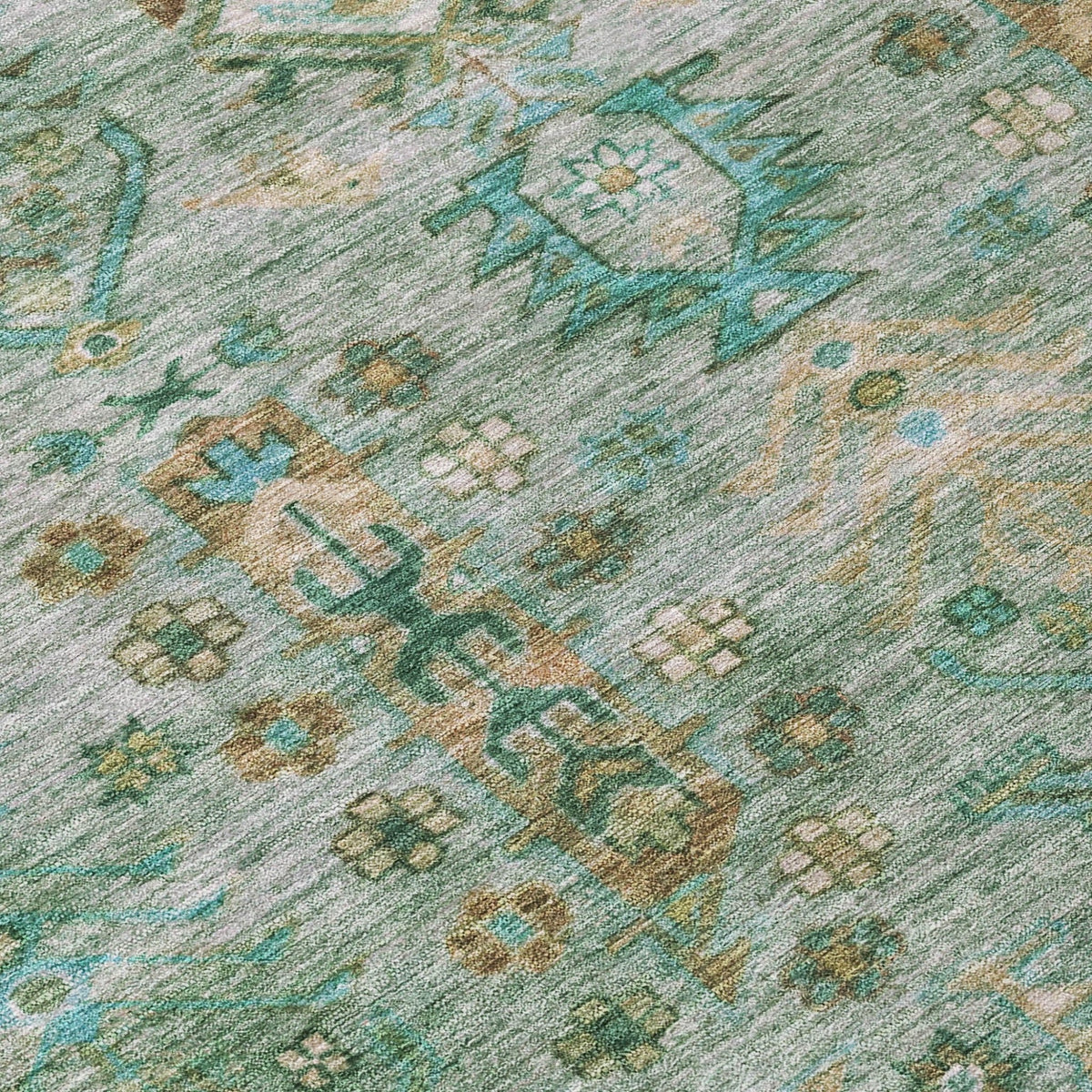 Addison Chantille ACN2047 Global Machine Made Traditional Sage Rug
