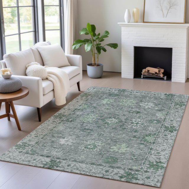 Addison Chantille ACN2051 Global Machine Made Traditional Aloe Rug