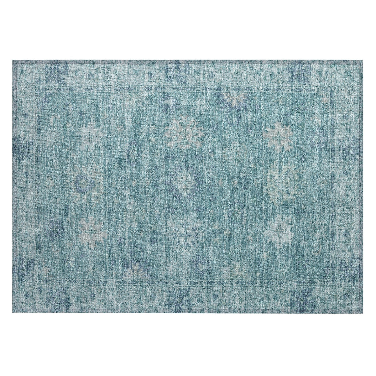 Addison Chantille ACN2051 Global Machine Made Traditional Teal Rug