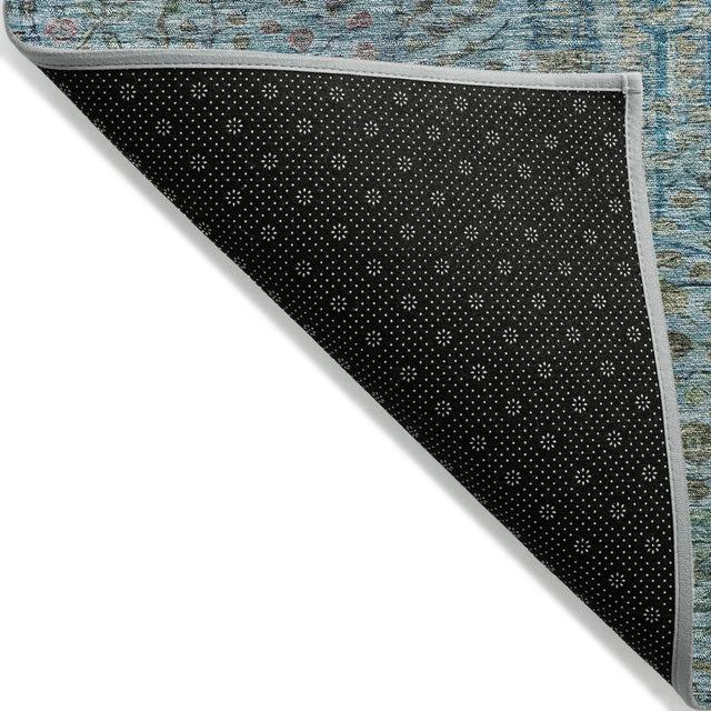 Addison Chantille ACN2053 Americana Machine Made Transitional Teal Rug
