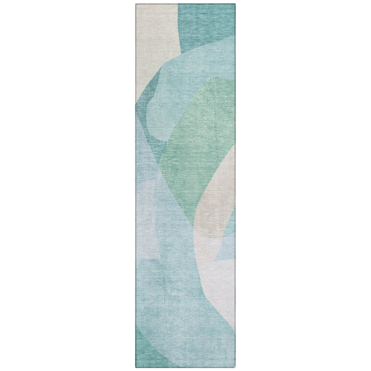 Addison Chantille ACN2058 Abstract Machine Made Transitional Seafoam Rug