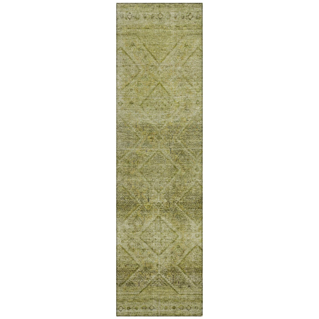 Addison Chantille ACN2060 Geometric Machine Made Transitional Aloe Rug