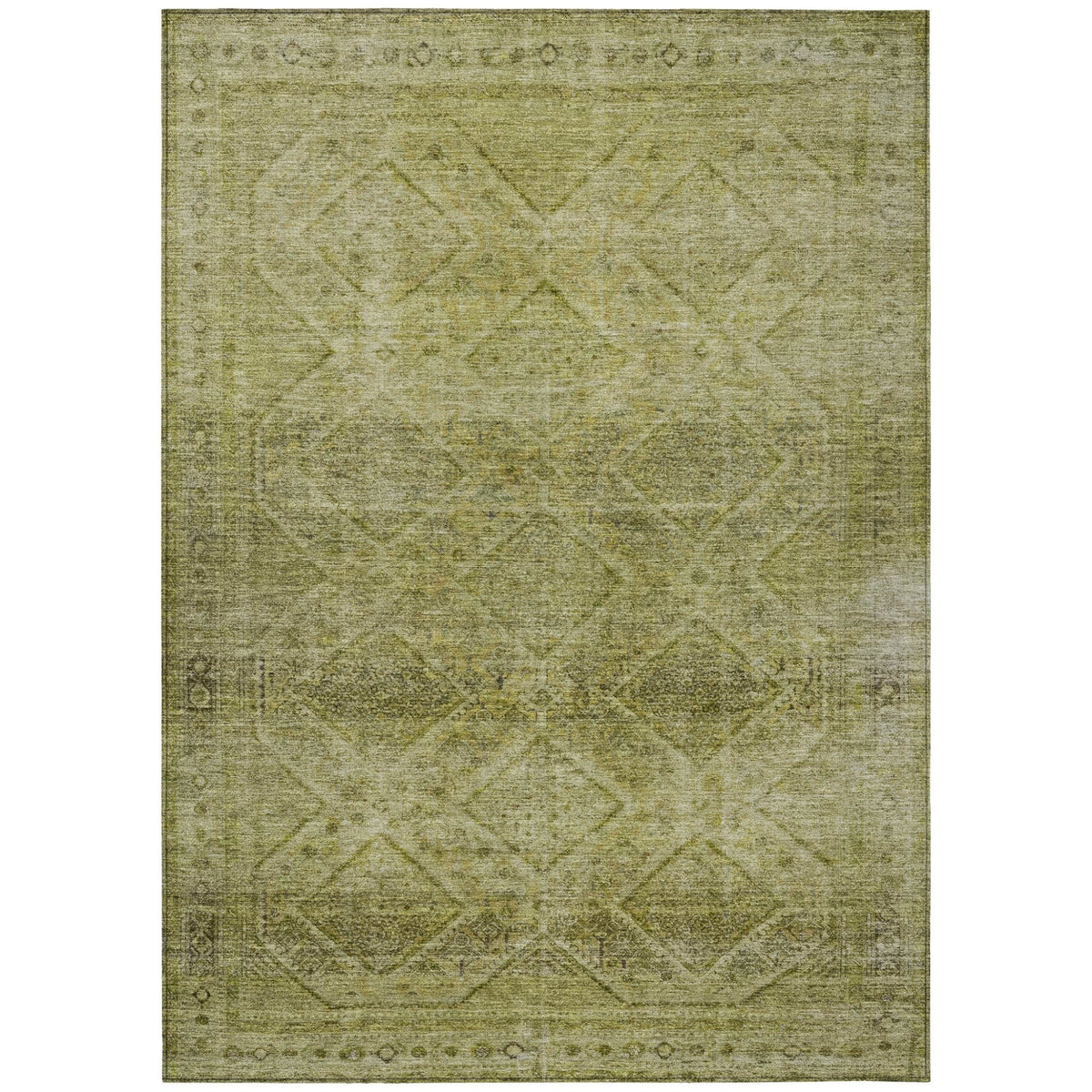 Addison Chantille ACN2060 Geometric Machine Made Transitional Aloe Rug