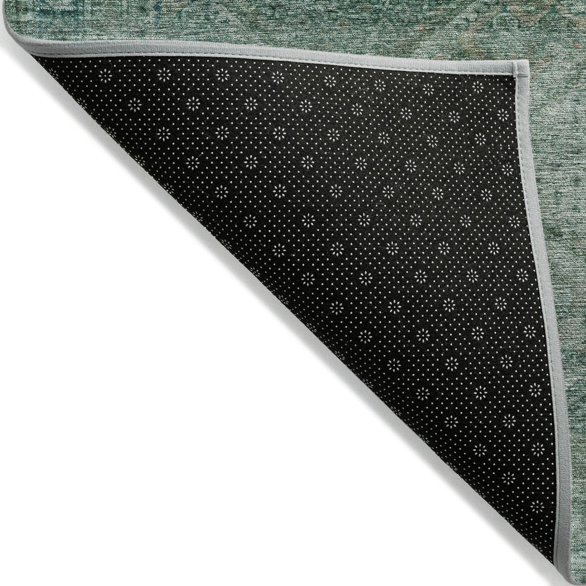 Addison Chantille ACN2060 Geometric Machine Made Transitional Teal Rug