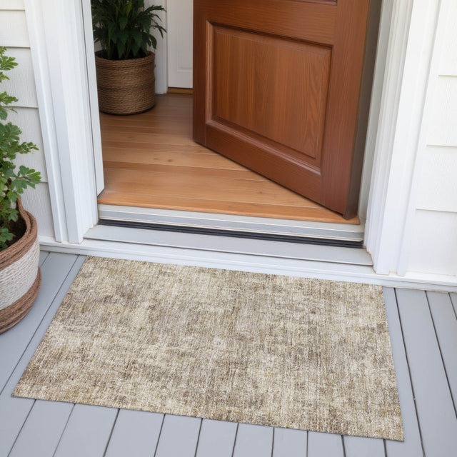 Addison Chantille ACN2061 Abstract Machine Made Transitional Taupe Rug