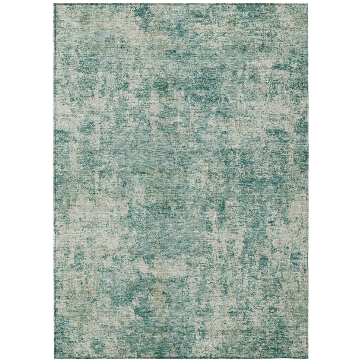 Addison Chantille ACN2061 Abstract Machine Made Transitional Teal Rug