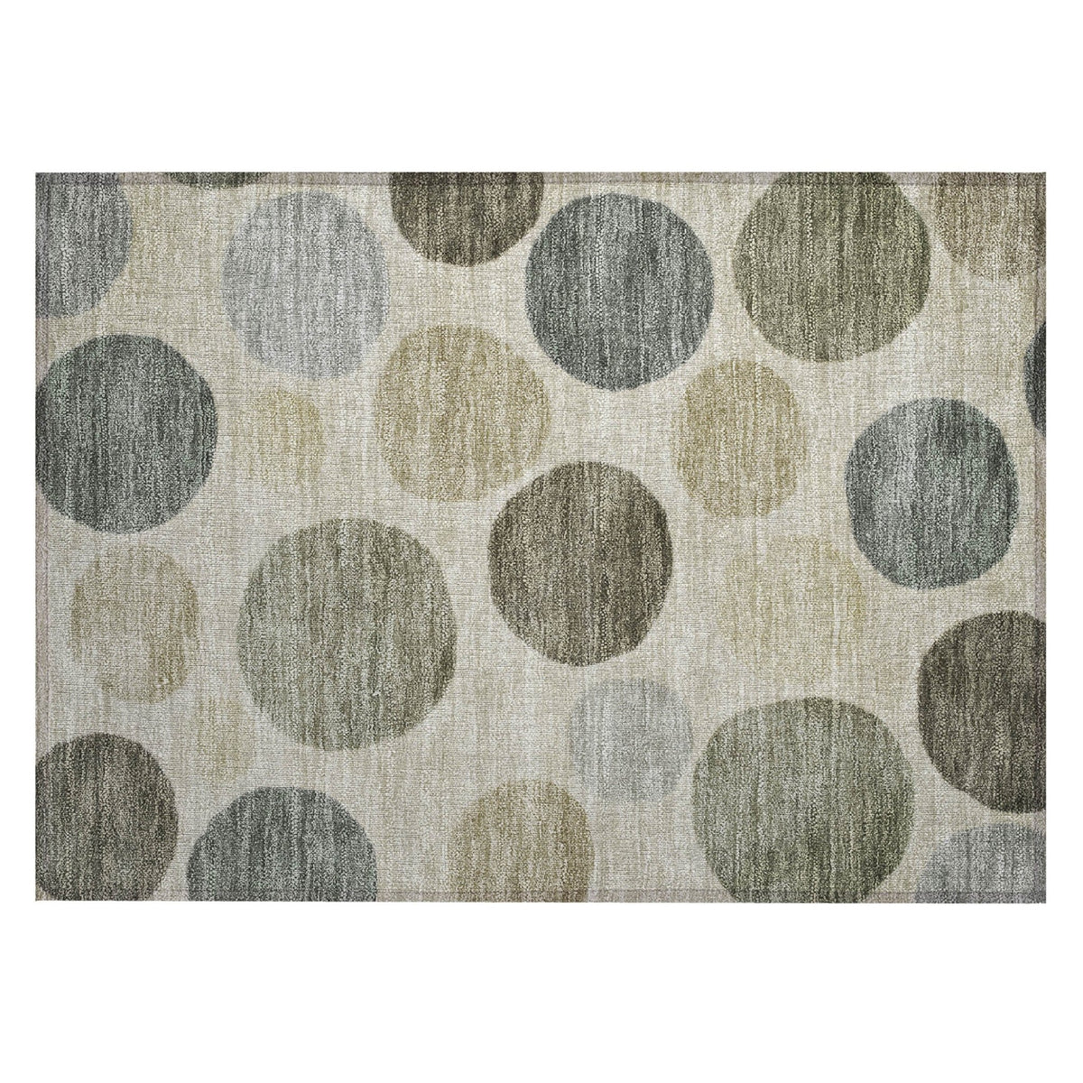 Addison Chantille ACN2062 Geometric Machine Made Transitional Taupe Rug