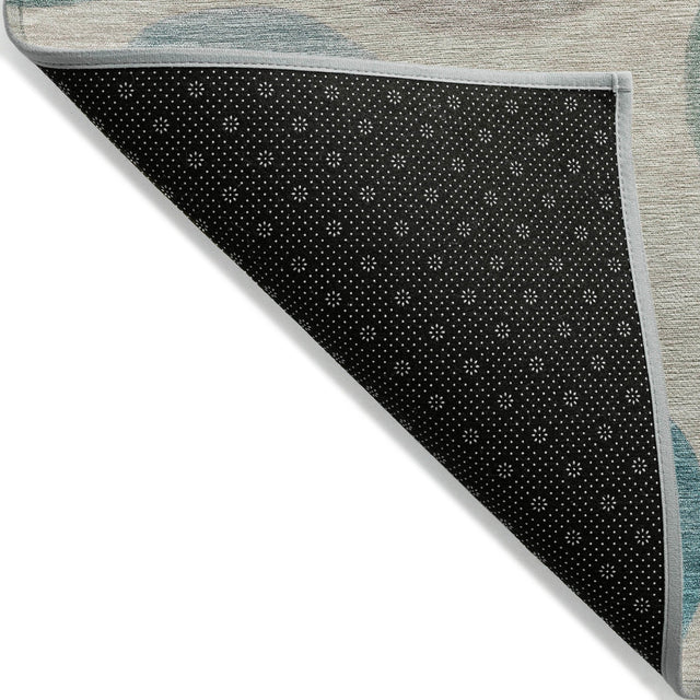 Addison Chantille ACN2062 Geometric Machine Made Transitional Teal Rug