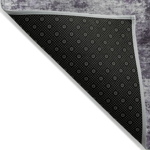 Addison Chantille ACN2065 Abstract Machine Made Transitional Purple Rug