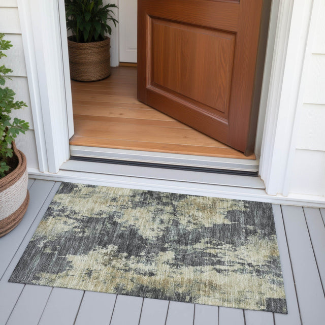 Addison Chantille ACN2066 Abstract Machine Made Transitional Gray Rug