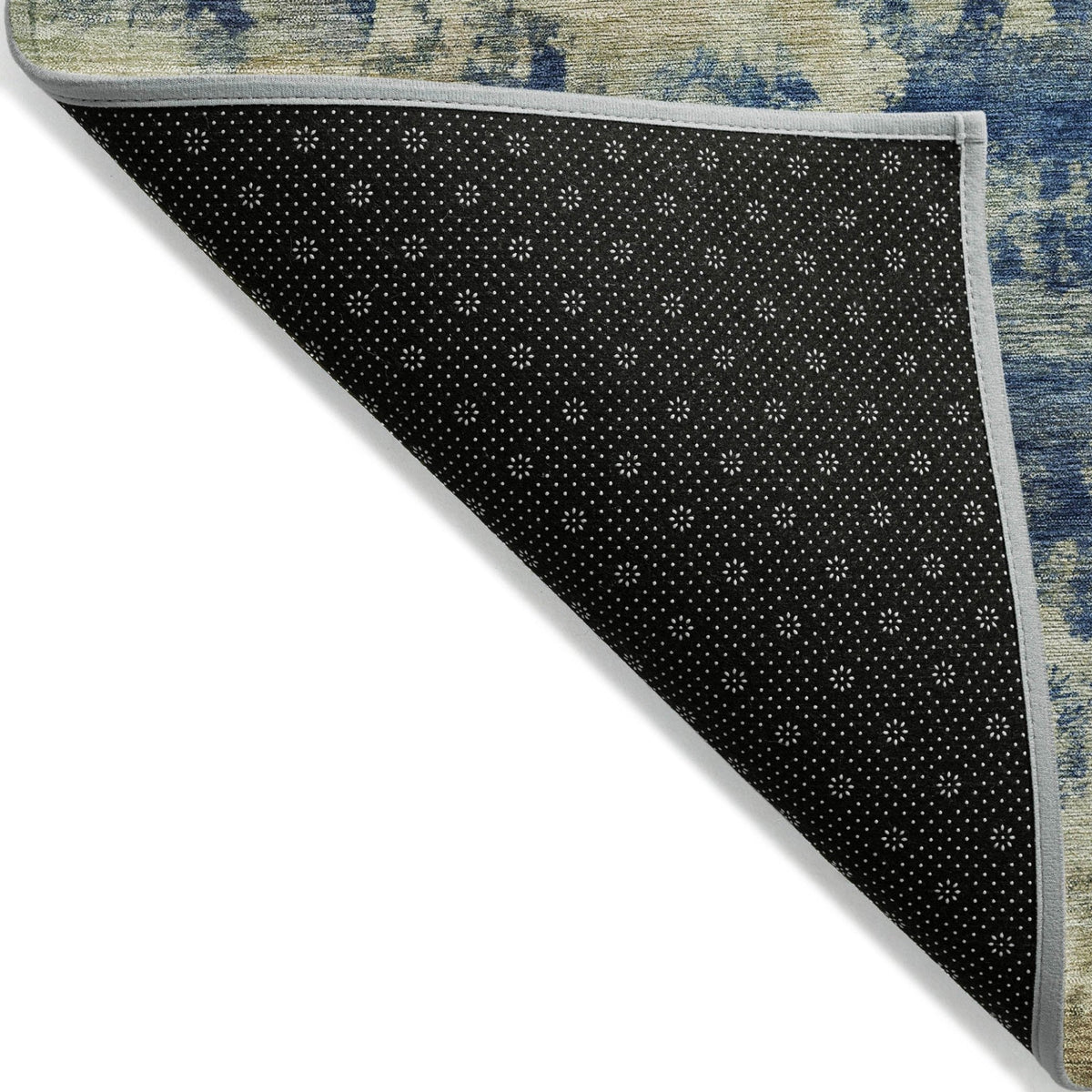 Addison Chantille ACN2066 Abstract Machine Made Transitional Navy Rug
